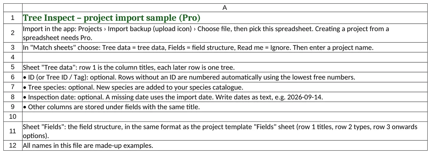 Read me sheet.